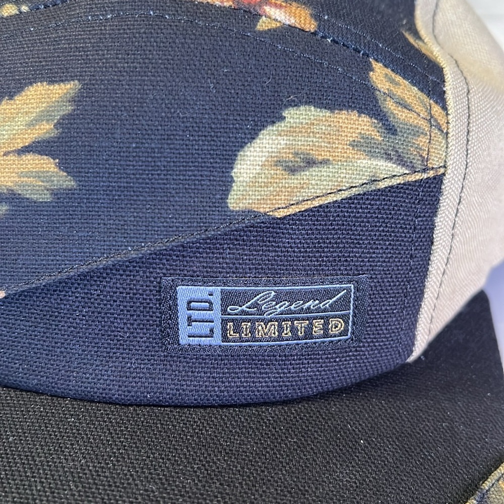 Legend five panel hat. Vintage floral pattern limited edition - Picture 3 of 6